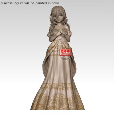 五等分的新娘＊ 中野三玖珍藏人偶 五等分的新娘动画原稿展造型