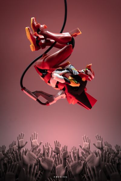 布鲁可超动积木人-传奇版-新世纪福音战士2号机