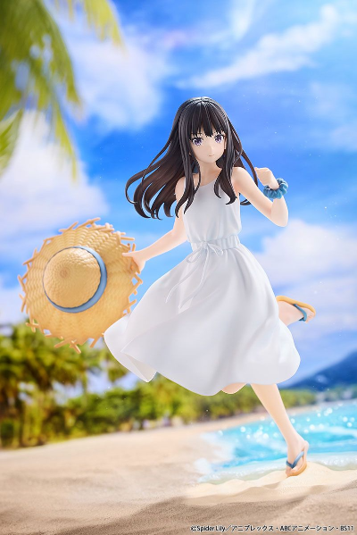 莉可丽丝 井上泷奈 白色连衣裙