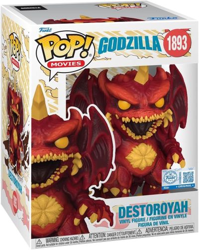 Funko Pop！高级版：哥斯拉 - 戴斯特洛伊亚 - 复古未来主义戴斯特洛伊亚 - 亚马逊独家