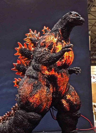 30CM 红莲哥斯拉 香港上陆 闭口版