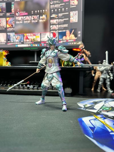 《三国演义》 1/12可动穿衣人偶 “镇东将军”赵云-赵子龙