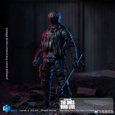 极致迷你系列 行尸走肉：活着的人 公民共和国士兵 可动人偶