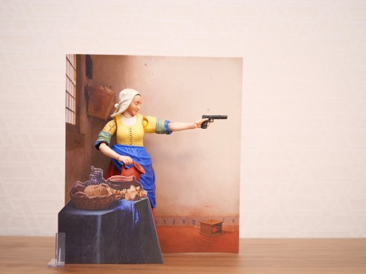 figma#SP-165 桌上美术馆 维米尔著作 倒牛奶的女佣人