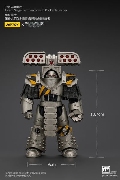 战锤：荷鲁斯之乱 钢铁勇士 配备火箭发射器的暴君攻城终结者