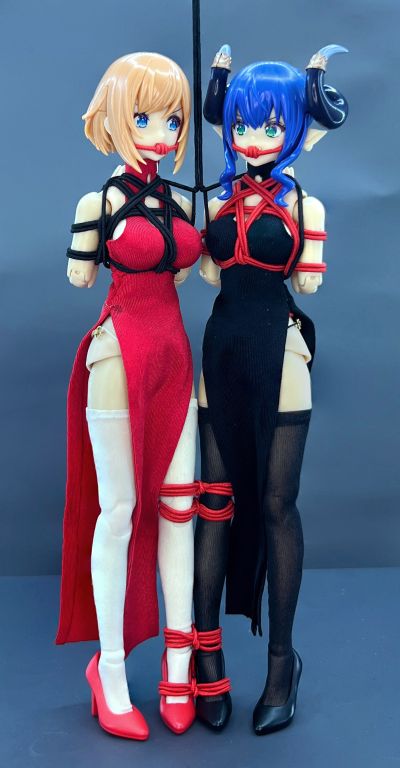 6寸 半包胶女素体