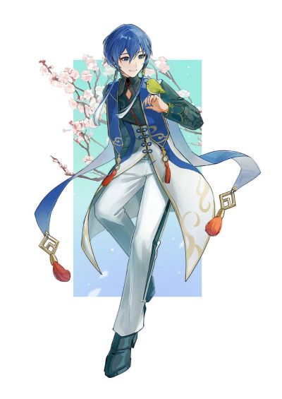 初音未来 x 良笑社 插画大赛 第5回 「中华风」 KAITO