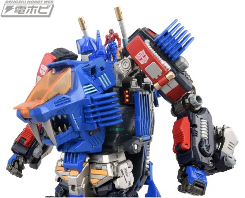 戴亚克隆 擎天柱 重装长牙狮形态