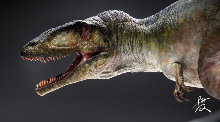 鲨齿龙 1996版 gk雕像