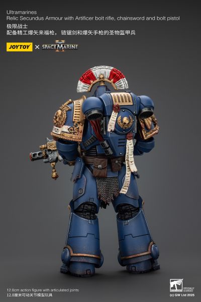 战锤40000：星际战士 极限战士 配备精工爆矢来福枪,链锯剑和爆矢手枪的圣物盔甲兵