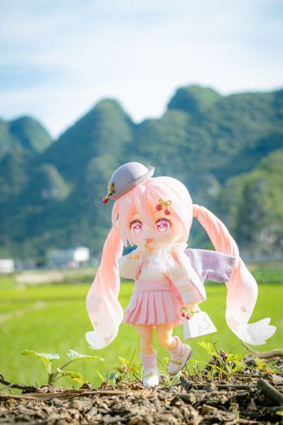 粘土娃 服装套组 制服外套:女孩（藏青色/粉红色）