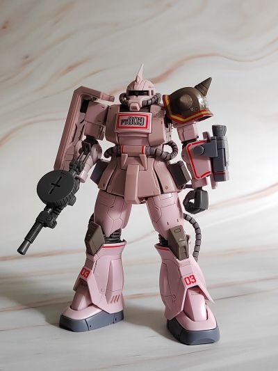 HG 1/144  沙漠型扎古 粉色猎豹队机