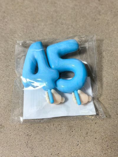 粘土人 预订活动【2024/11】特典 数字气球2 浅蓝色