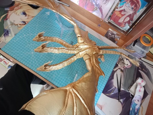 S.H.MonsterArts  哥斯拉2：怪兽之王 基多拉（2019）特别配色版