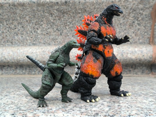S.H.MonsterArts 哥斯拉大战戴斯特洛伊亚 二代哥斯拉 特别配色