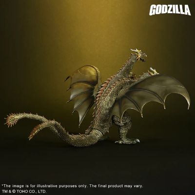 东宝大怪兽系列 著名造型师系列  王者基多拉（2001）激战配色版