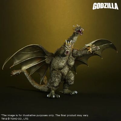 东宝大怪兽系列 著名造型师系列  王者基多拉（2001）激战配色版