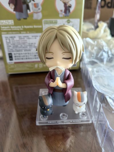 粘土人#2675 夏目友人帐 夏目贵志 与 猫咪老师 和服