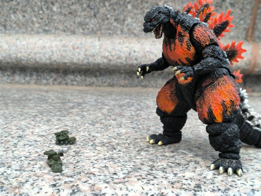 S.H.MonsterArts  哥斯拉大战戴斯特洛伊亚 哥斯拉(1995)