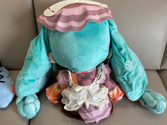 初音未来系列 雪未来2024  Fuwa Petit 可爱软绵绵玩偶 超大尺寸