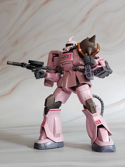 HG 1/144  沙漠型扎古 粉色猎豹队机