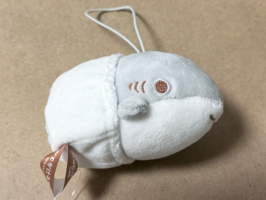 小鲨鱼去郊游 小鲨鱼 软弹布偶 一小口尺寸