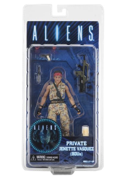 《异形》第12系列- 瓦丝奎兹7英寸比例可动人偶（战斗服版）