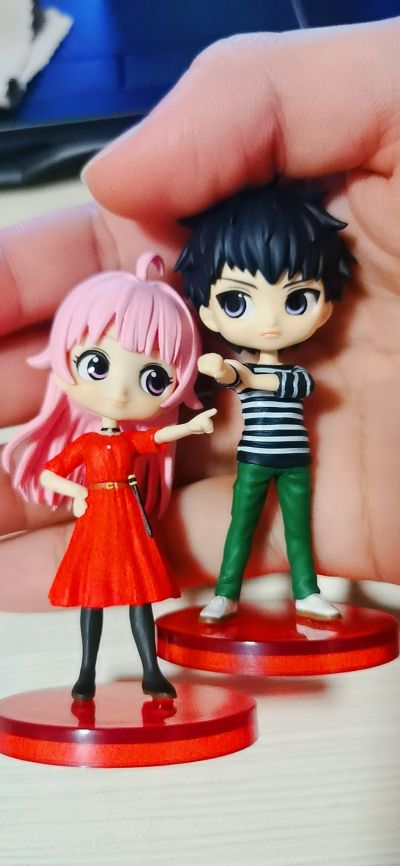 Weekly Shonen Jump Q Posket Peti-WITCH WATCH 魔女守护者- 乙木守仁＆若月妮可