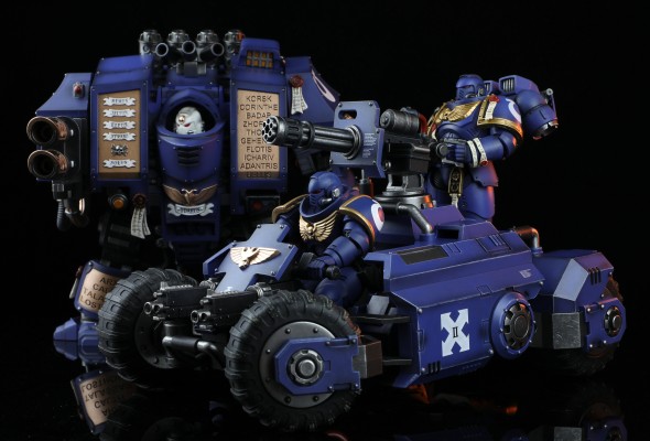 战锤40000 极限战士 原铸入侵者全地形车ATV