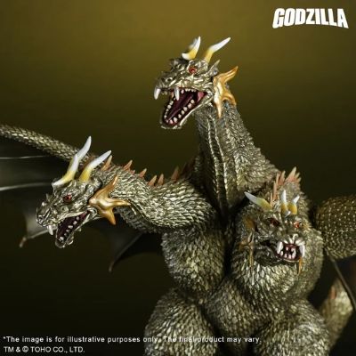东宝大怪兽系列 著名造型师系列  王者基多拉（2001）激战配色版