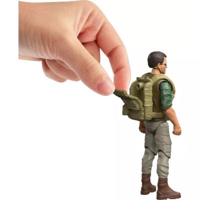 侏罗纪世界哈蒙德系列可动人偶与恐龙（亨利·卢米斯博士与幼年翼龙）