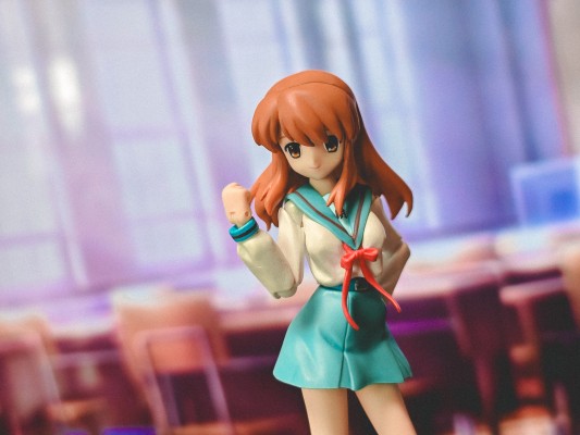 figma#006 凉宫春日的忧郁 朝比奈实玖榴 校服