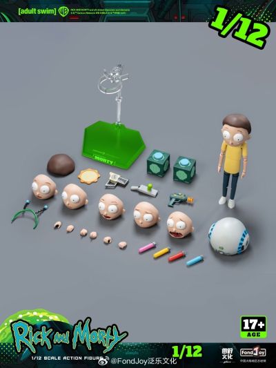 瑞克和莫蒂 莫蒂·首席瑞克工具人set 可动人偶
