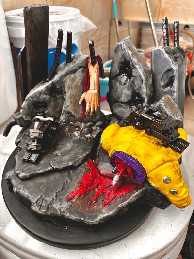 赛博朋克：边缘行者：最后一刻 高端塑像