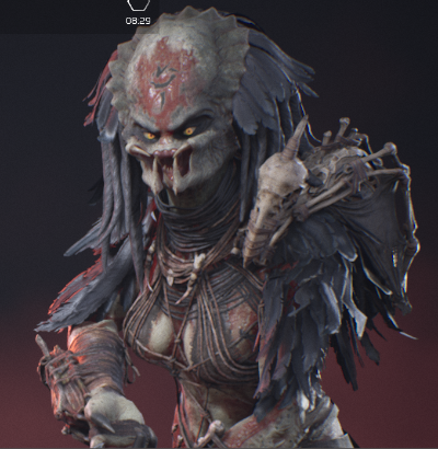 铁血战士：狩猎场 - 终极武士铁血战士 7 英寸比例可动人偶