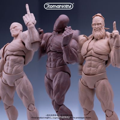 1/12超可动男素体 大块头