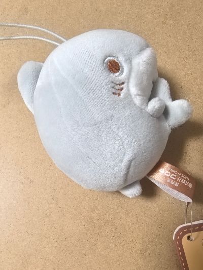 小鲨鱼去郊游 小鲨鱼 软弹布偶 一小口尺寸