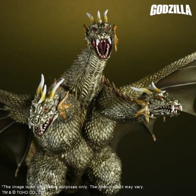 东宝大怪兽系列 著名造型师系列  王者基多拉（2001）激战配色版