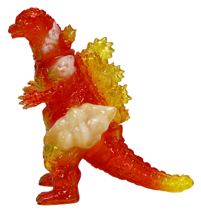 CCP中等尺寸系列 哥斯拉EX 【第10弹】红莲哥斯拉 透明红 Ver.