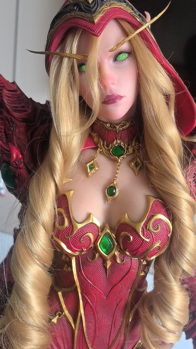 魔兽世界 瓦莉拉 硅胶全身像