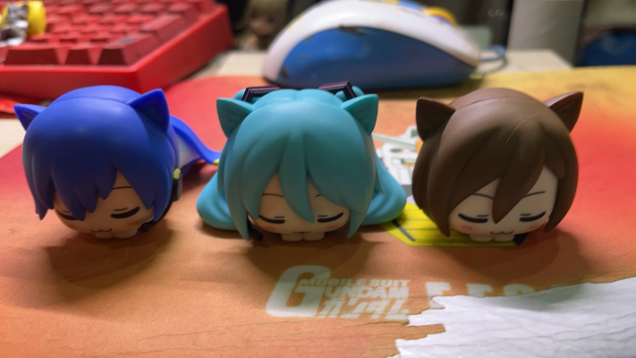 初音未来系列 午睡猫咪精细人偶 “初音未来·MEIKO·KAITO”