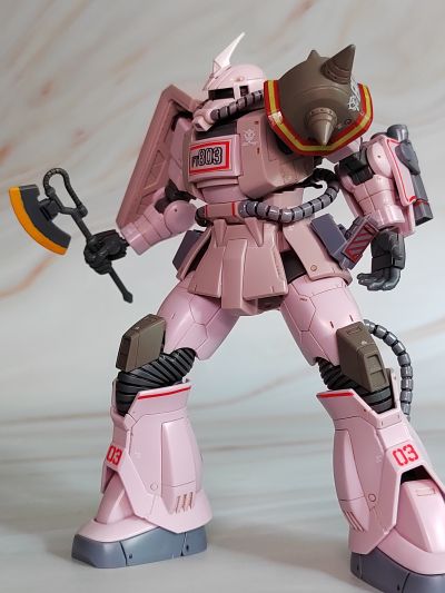 HG 1/144  沙漠型扎古 粉色猎豹队机