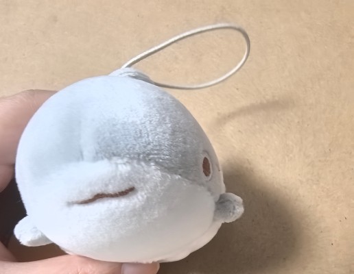 小鲨鱼去郊游 小鲨鱼 软弹布偶 一小口尺寸