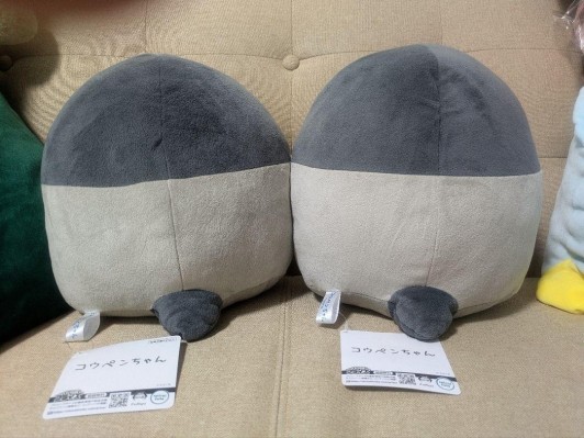 正能量企鹅 邪恶山雀抱抱款大号毛绒玩偶