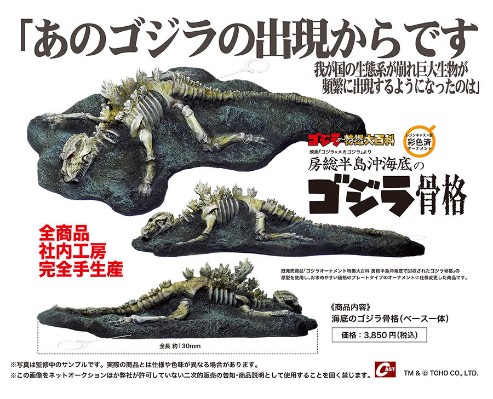 房总半岛海底的哥斯拉骨骼