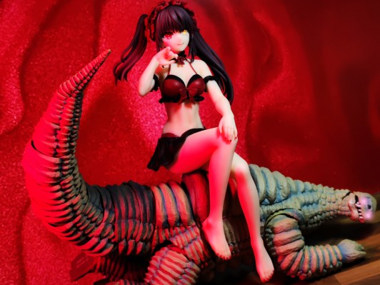 约会大作战第五季 压泡面人偶-时崎狂三·泳装款-