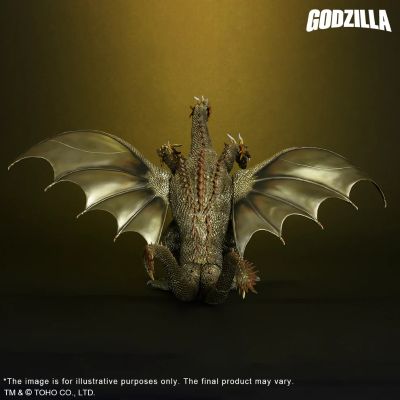 东宝大怪兽系列 著名造型师系列  王者基多拉（2001）激战配色版