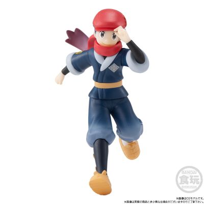 宝可梦比例世界 洗翠地区 明耀+火暴兽（洗翠的样子）+大剑鬼（洗翠的样子）+狙射树枭（洗翠的样子）