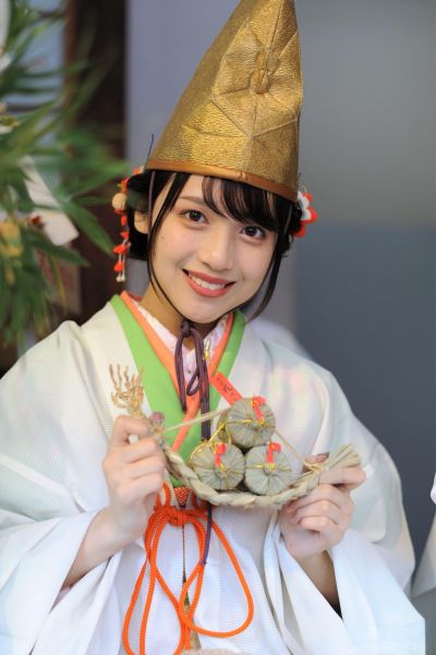 爱与演唱会！莲之空女学院学园偶像俱乐部 趴趴毛绒玩偶“乙宗梢-加贺友禅联名服装”S码