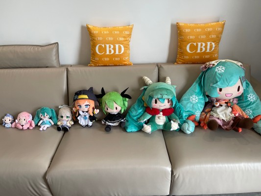 初音未来 龙年2024 Fuwa Petit可爱软绵绵玩偶 LL尺寸